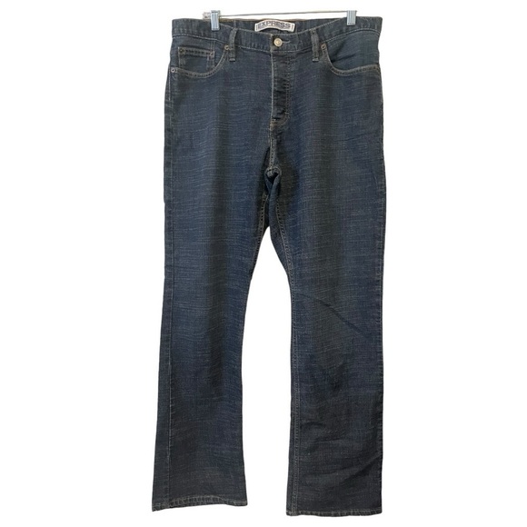 Express Jeans Mens 34 X 34 Blue Randogo Straight Leg Button Fly Jeans Casual - Picture 1 of 6